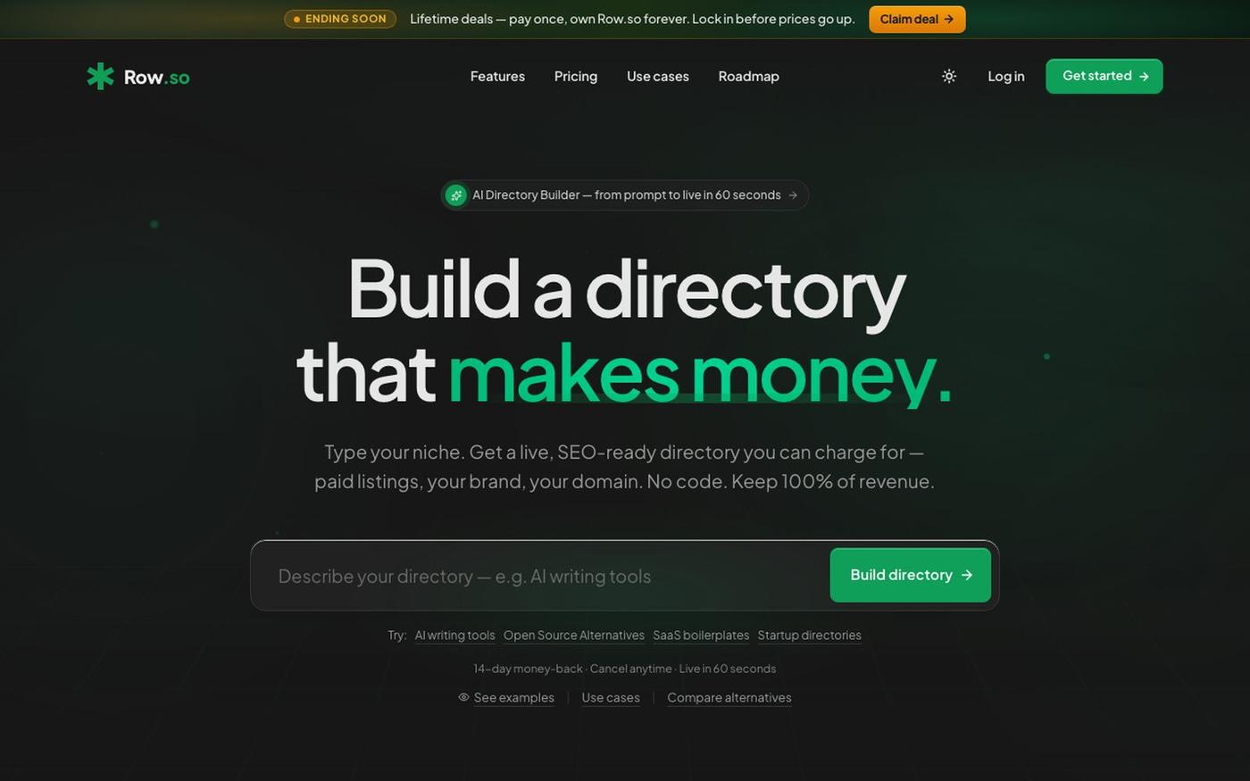 Build beautiful directories that make money — screenshot