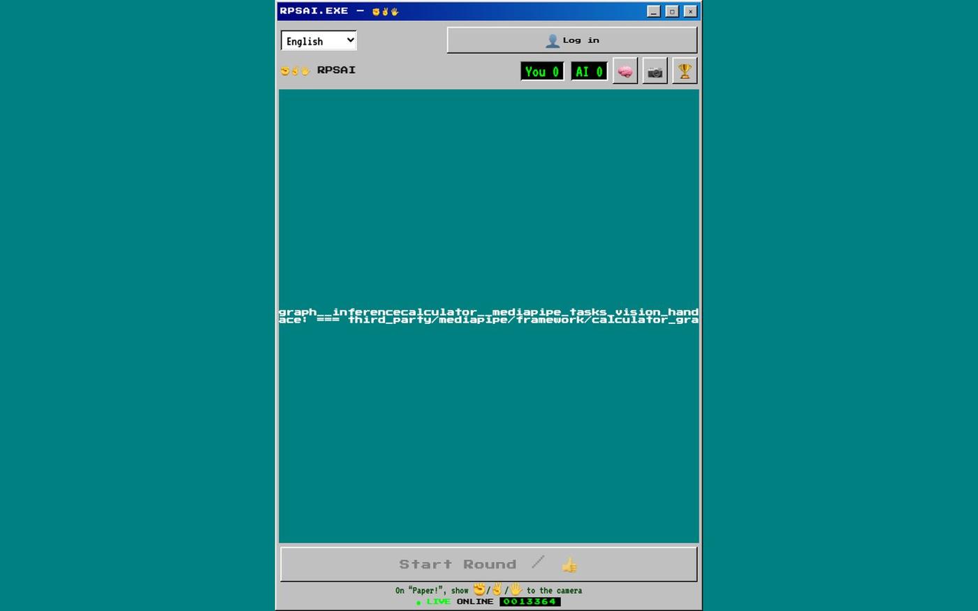 RPSAI — Rock·Paper·Scissors vs AI | rpsai.io — screenshot