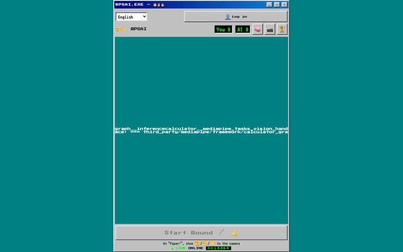 RPSAI — Rock·Paper·Scissors vs AI | rpsai.io — screenshot