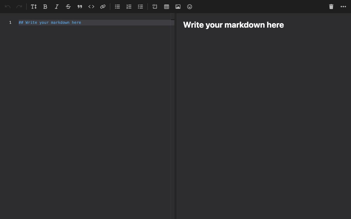 RuneQi - Markdown Editor — screenshot