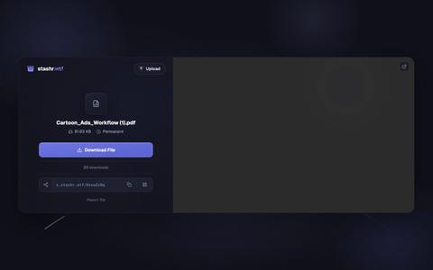 Stashr - Free Secure File Sharing | Send Files up to 1GB — screenshot