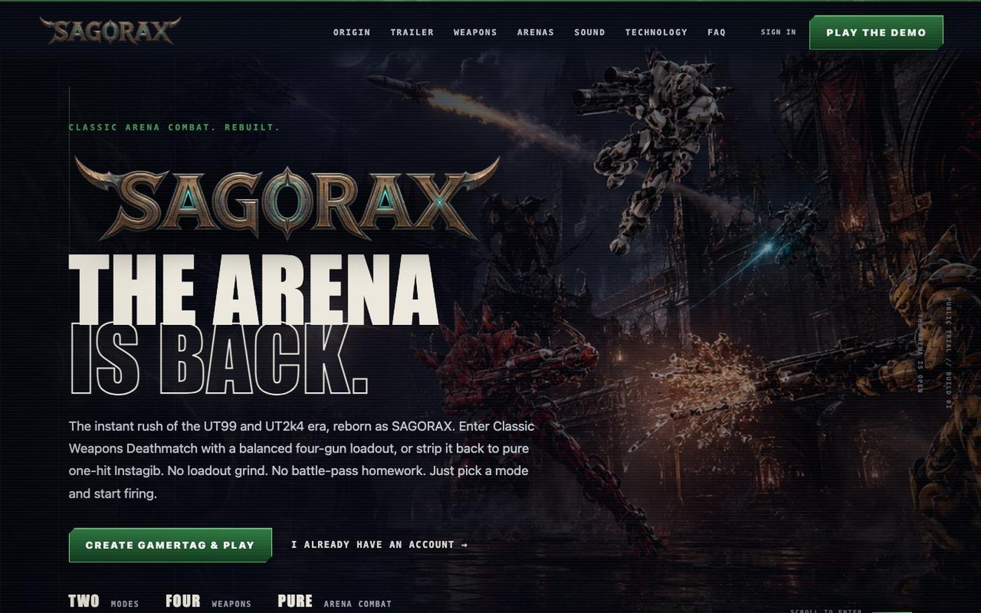 SAGORAX ARENA | The Arena Is Back — screenshot