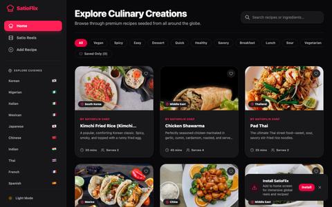 SatioFlix — screenshot