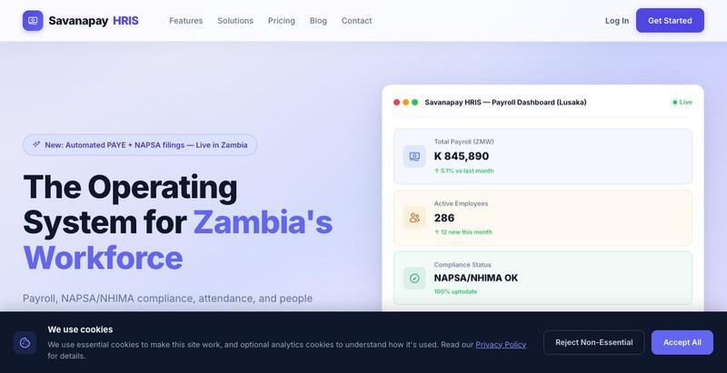 Savanapay HRIS — screenshot