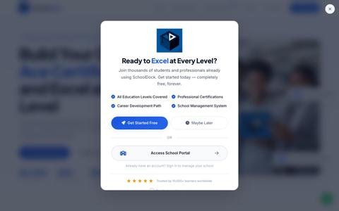 SchoolDock – Build Your Career, Ace Certifications, and Excel at Every Level of — screenshot
