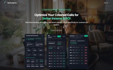 Taking Agency — screenshot