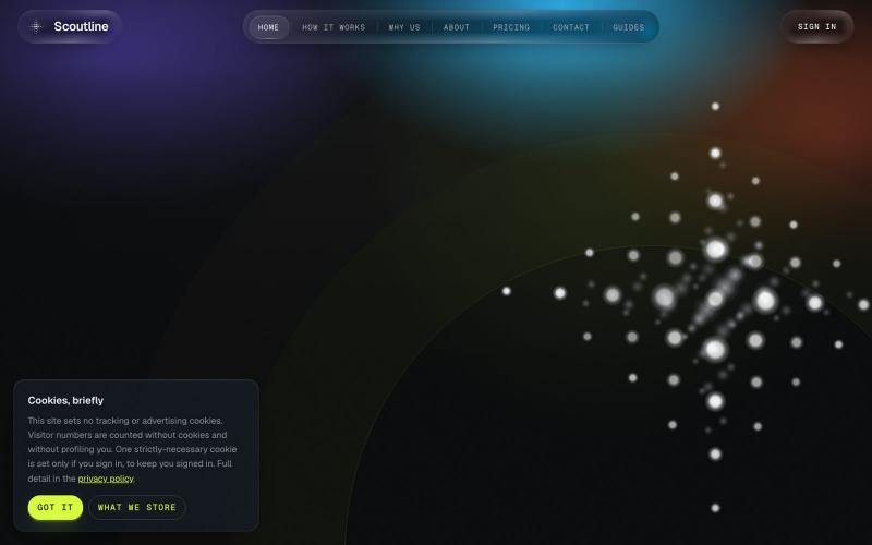 Scoutline — Find invisible businesses. Ship them a website. — screenshot