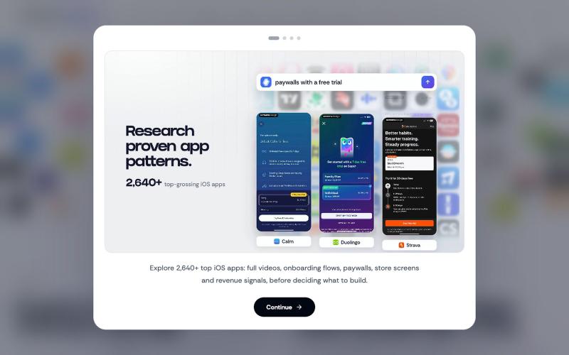 ScreensDesign: App Design Library & UI Inspiration | iOS Examples — screenshot