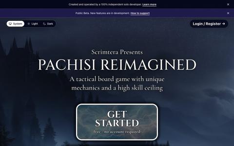 Pachisi Reimagined – Play Pachisi Online Free | Scrimtera — screenshot
