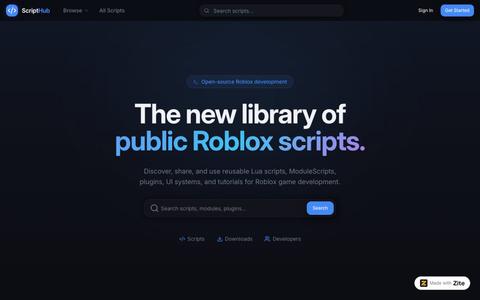 ScriptHub | Zite — screenshot