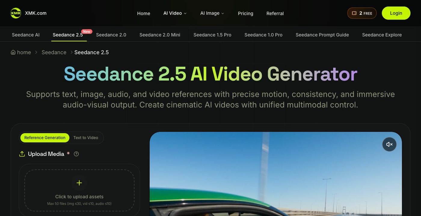 seedance-2-5 — screenshot