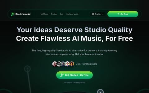 Seedmusic AI Music Generator - Create AI Songs Fast — screenshot