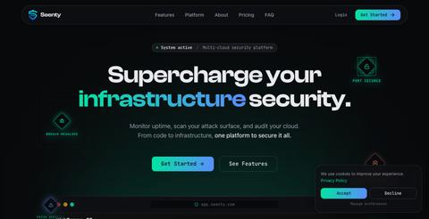 Seenty - Monitor. Detect. Respond. — screenshot