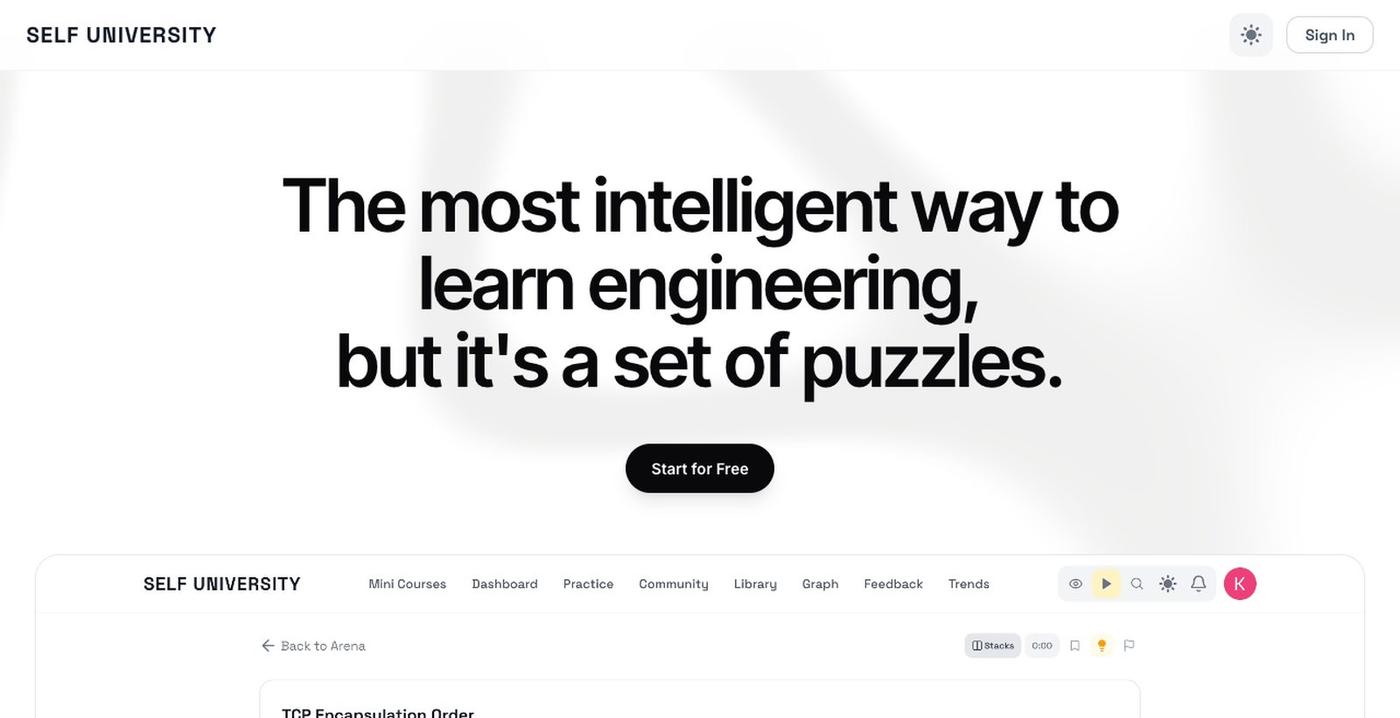 Self University | SelfUniversity — screenshot