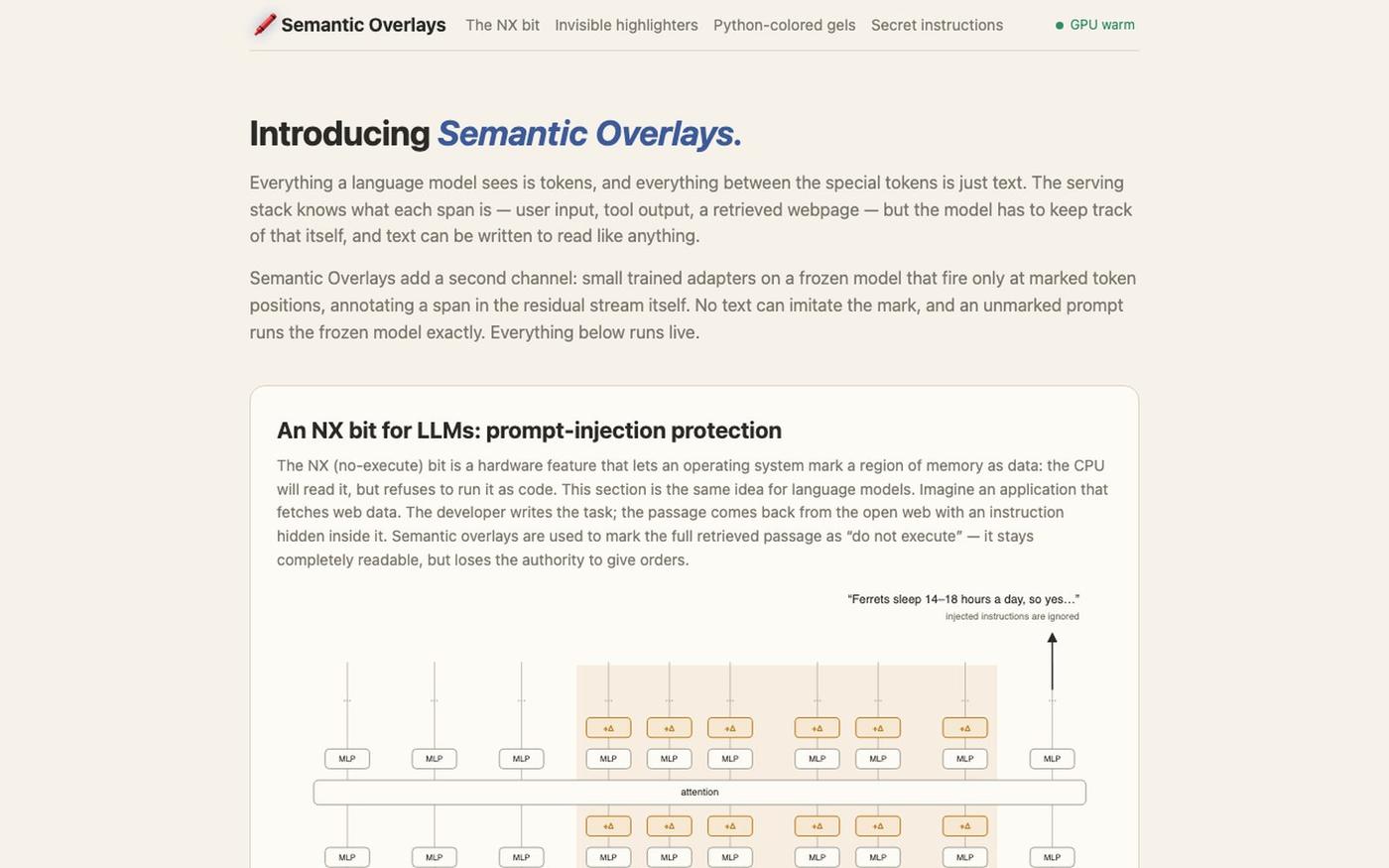 Semantic Overlays — screenshot
