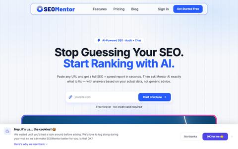 SEOMentor — AI-Powered SEO Audit & Speed Analysis — screenshot