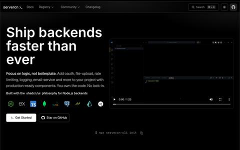 Servercn — screenshot