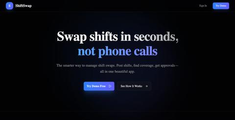 ShiftSwap — screenshot