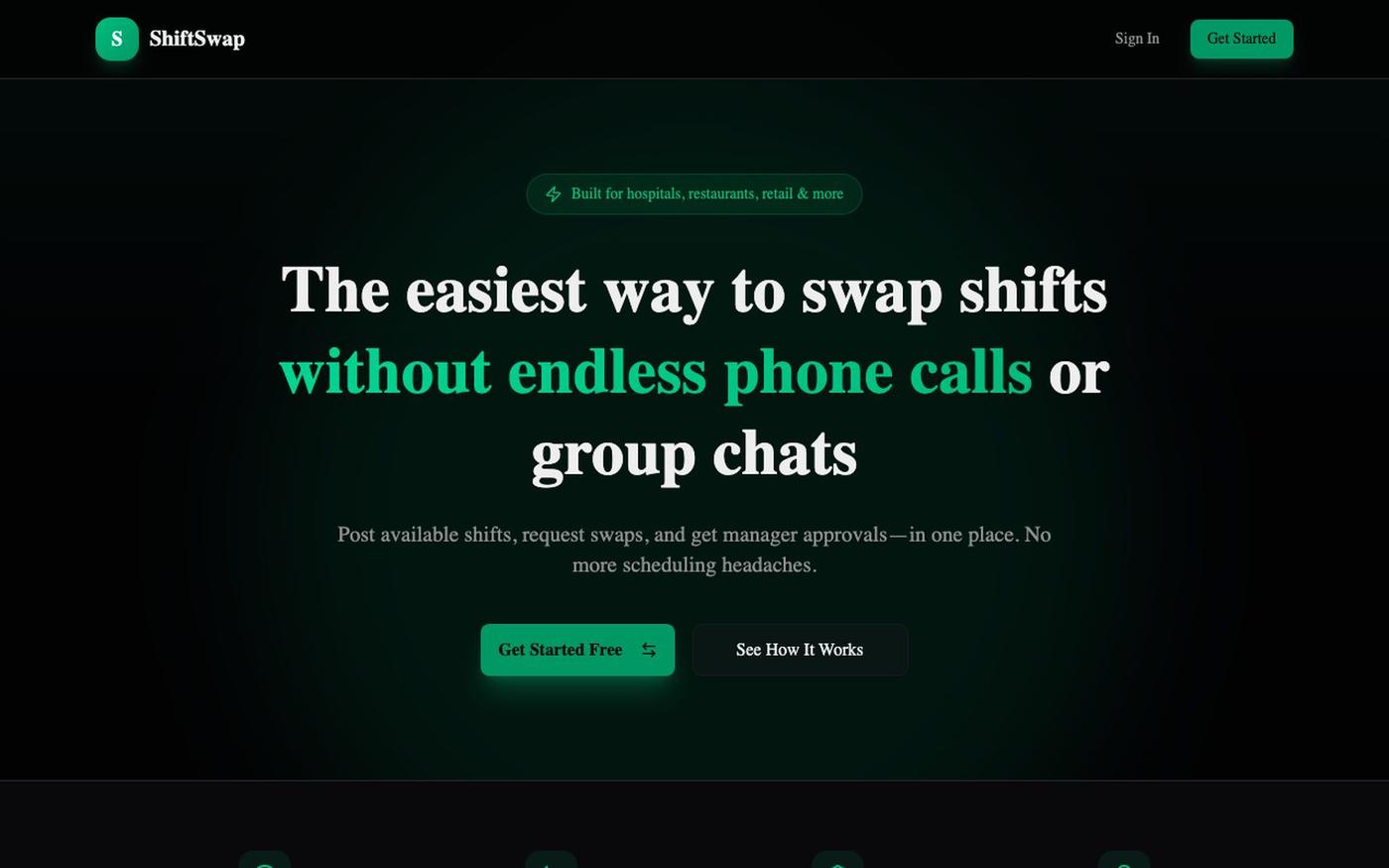 ShiftSwap — screenshot