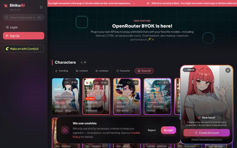 ShikuAI - Build, Share & Explore — screenshot