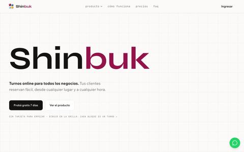 Shinbuk · Agenda y reservas online para negocios — screenshot