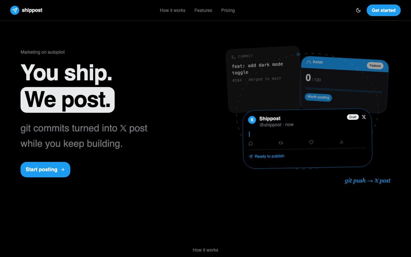 Shippost β You ship. We post. β screenshot