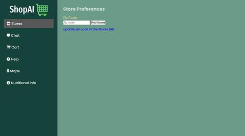 ShopAI — screenshot