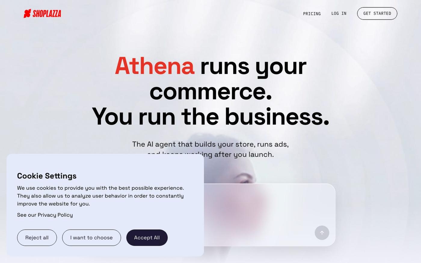 AI Agent That Runs Your Store — Meet Athena | Shoplazza — screenshot