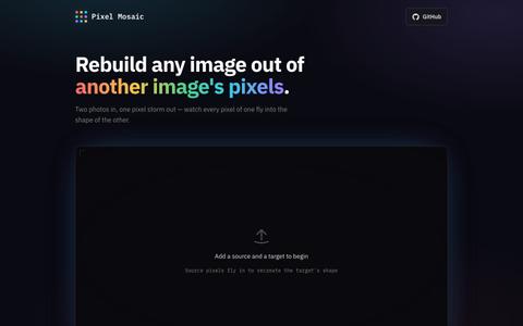 Pixel Mosaic — screenshot