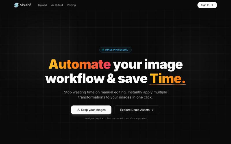Shufaf — screenshot