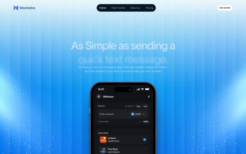 Moonlytics — curved shutter scroll — screenshot