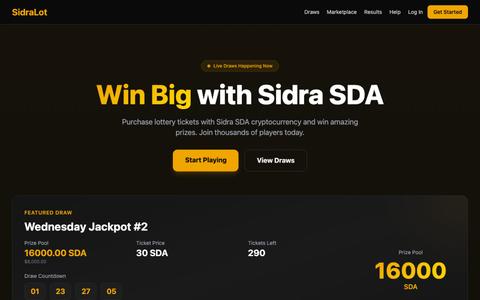 SidraLot - Win Big with Sidra SDA — screenshot