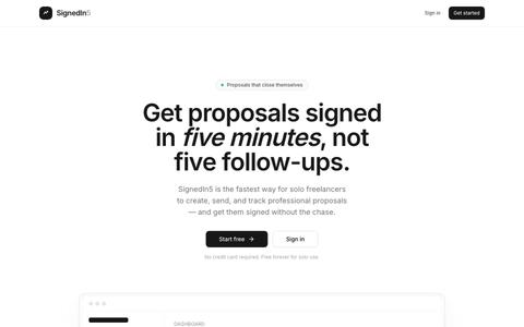 SignedIn5 — Proposals that close themselves — screenshot