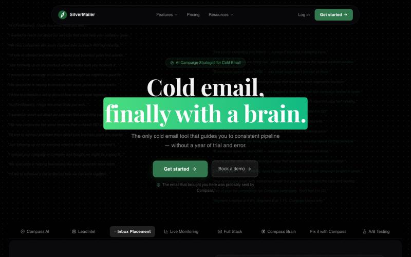 SilverMailer — AI Campaign Strategist for Cold Email — screenshot