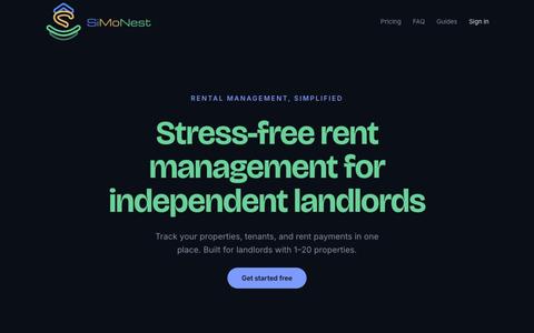 Rental management made simple — track rent, tenants & reminders — screenshot