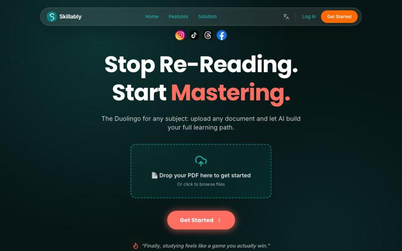 Skillably – AI Learning Assistant | Study Smarter — screenshot