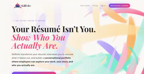 Skillfolio — Show Who You Actually Are — screenshot
