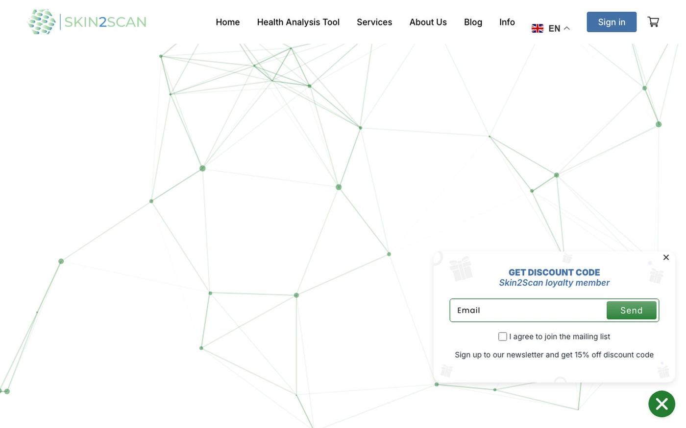 AI Skin Cancer Detection Tool | SkinToScan — screenshot
