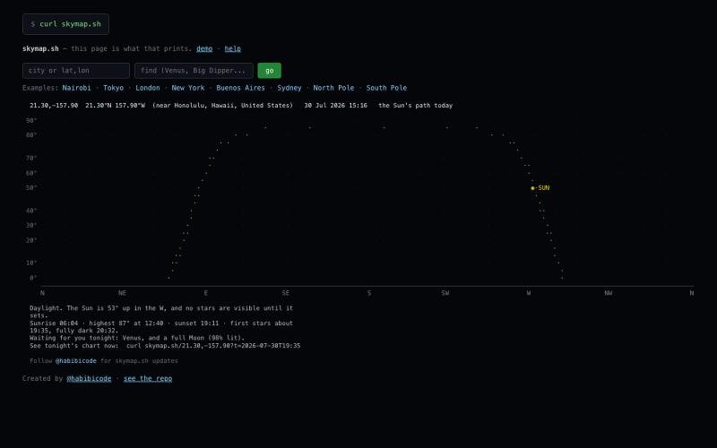 skymap-sh — screenshot