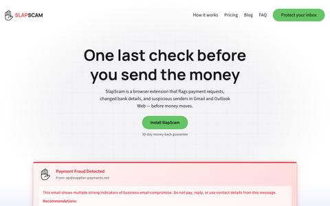 SlapScam — One Last Check — screenshot