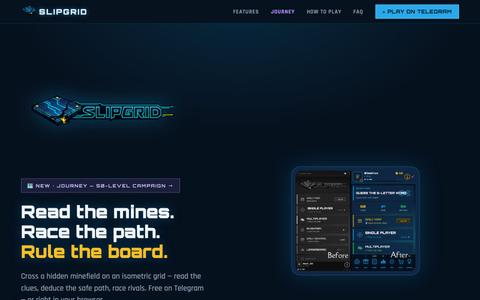 SlipGrid — Read the mines. Race the path. Rule the board. — screenshot
