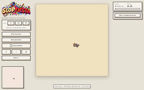 Slopfiesta — the AI mural — screenshot