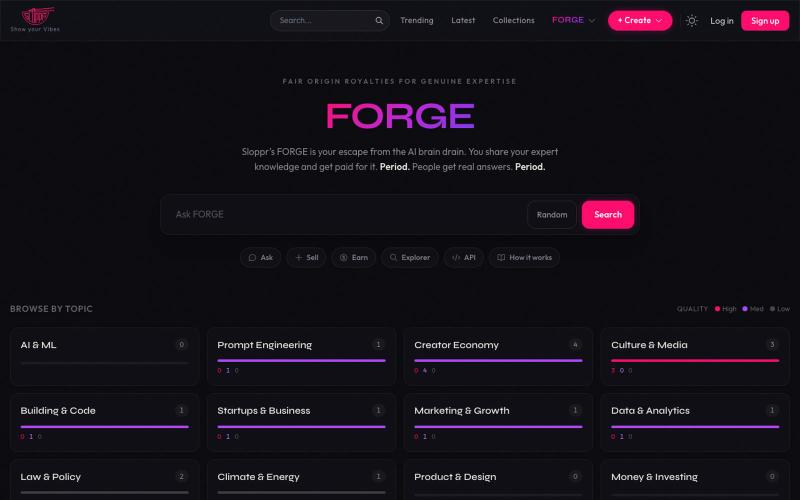 FORGE — Genuine Expertise, on demand — screenshot