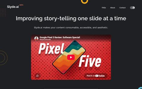 Slyde.ai — screenshot