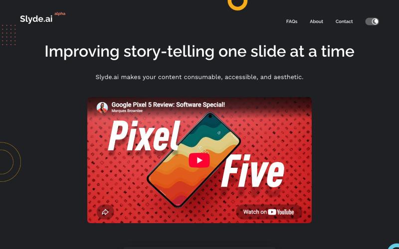 Slyde.ai — screenshot