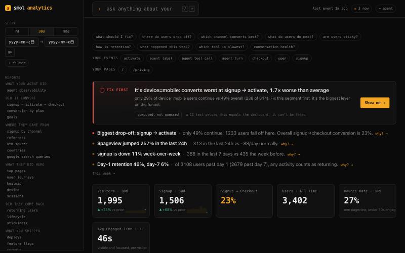 smolanalytics — screenshot