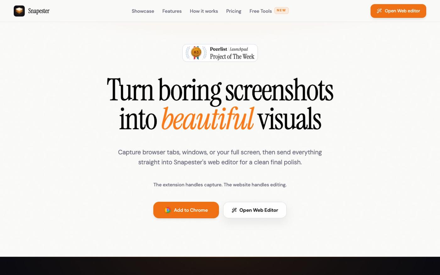 Snapester - Turn Screenshots into Beautiful Visuals — screenshot