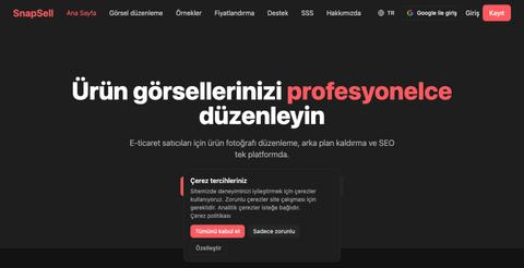 SnapSell - SaaS E-commerce Platform — screenshot