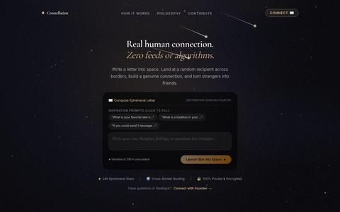 Constellation — Discovery over addiction. — screenshot