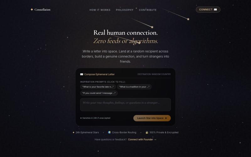 Constellation — Discovery over addiction. — screenshot